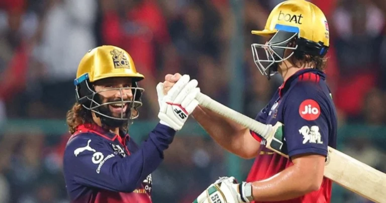 ಚೆನ್ನೈಗೆ ಹ್ಯಾಟ್ರಿಕ್ ಸೋಲು ; ಅಗ್ರಸ್ಥಾನಕ್ಕೇರಿದ RCB