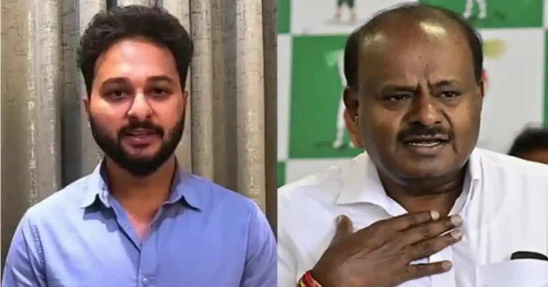 ಹೆಚ್ ಡಿ ಕುಮಾರಸ್ವಾಮಿ ಅವರ ಮಾತಿಗೆ ಬೇಸರ ಮಾಡಿಕೊಂಡ ಸುಧಾಕರ್ ಪುತ್ರ