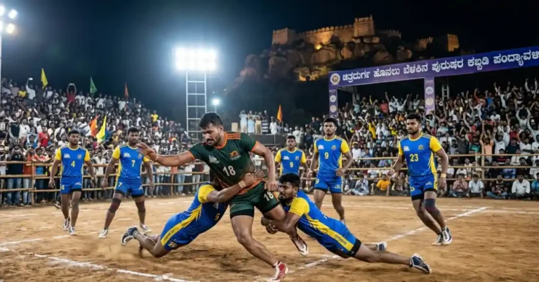 ಚಿತ್ರದುರ್ಗ | ಏಪ್ರಿಲ್ 22 ಮತ್ತು 23 ರಂದು ಹೊನಲು ಬೆಳಕಿನ ಪುರುಷರ ಕಬ್ಬಡಿ ಪಂದ್ಯಾವಳಿ