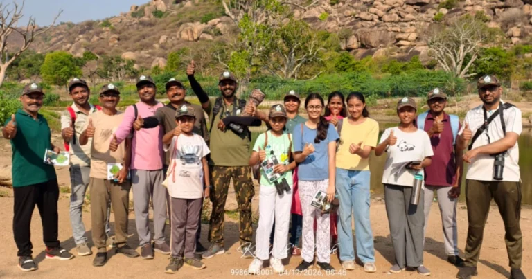 ಚಿತ್ರದುರ್ಗದ ತಿಮ್ಮಣ್ಣನಾಯಕನ ಕೆರೆಯಲ್ಲಿ ಯಶಸ್ವಿ ‘ಪಕ್ಷಿ ವೀಕ್ಷಣೆ ; 34 ಪ್ರಭೇದಗಳ ಪಕ್ಷಿ ಪತ್ತೆ