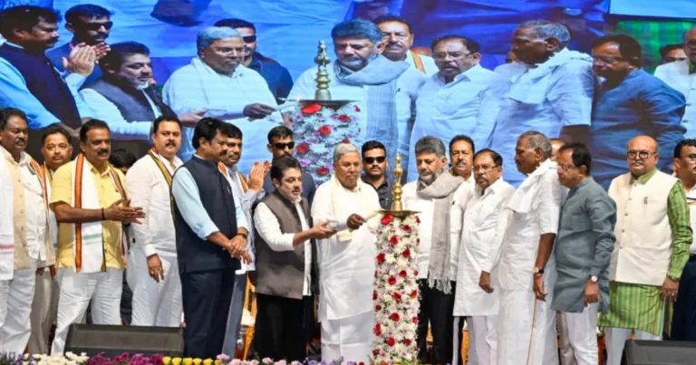 ಅಂತಾರಾಷ್ಟ್ರೀಯ ಗುಣಮಟ್ಟದ ಕ್ರೀಡಾಂಗಣಕ್ಕೆ ಶಂಕುಸ್ಥಾಪನೆ ನೆರವೇರಿಸಿದ ಸಿಎಂ