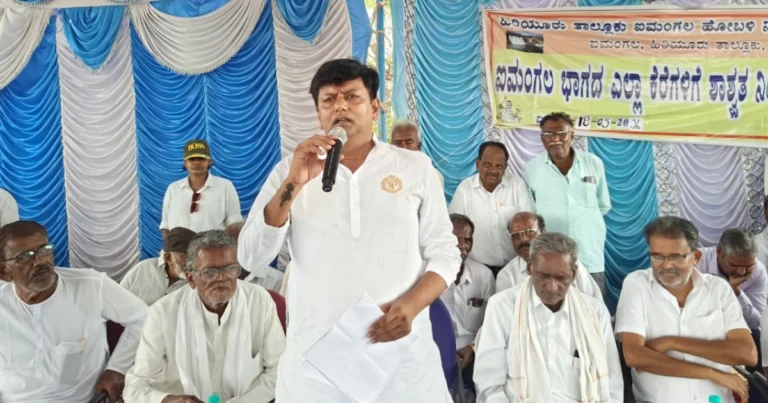 ಐಮಂಗಳ ಹೋಬಳಿಯ ಕೆರೆಗಳಿಗೂ ಸಹ ಭದ್ರಾ ನೀರು : ಶಾಸಕ ಕೆ.ಸಿ ವೀರೇಂದ್ರ