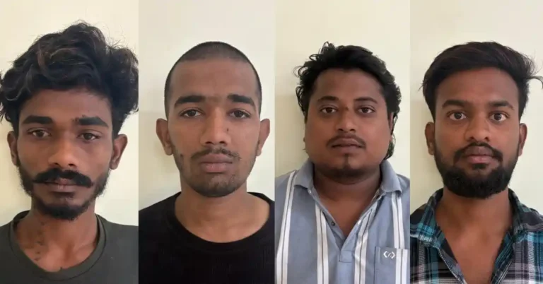 ಹೊಸದುರ್ಗ ಪೊಲೀಸರಿಂದ ನಾಲ್ವರು ‌ಅಂತರ್ ಜಿಲ್ಲಾ ಕಳ್ಳರ ಬಂಧನ