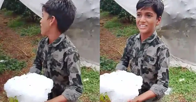 ಚಳ್ಳಕೆರೆ | ರಾಮಸಾಗರ ಗ್ರಾಮದಲ್ಲಿ ಭಾರೀ ಆಲಿಕಲ್ಲು ಮಳೆ