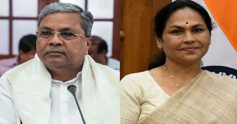 ಸಿದ್ದರಾಮಯ್ಯ ಸುಲಭವಾಗಿ ಸಿಎಂ ಖುರ್ಚಿ ಬಿಡಲ್ಲ ಅವರು ಹಳೇ ಹುಲಿ : ಕೇಂದ್ರ ಸಚಿವೆ ಶೋಭಾ ಕರಂದ್ಲಾಜೆ