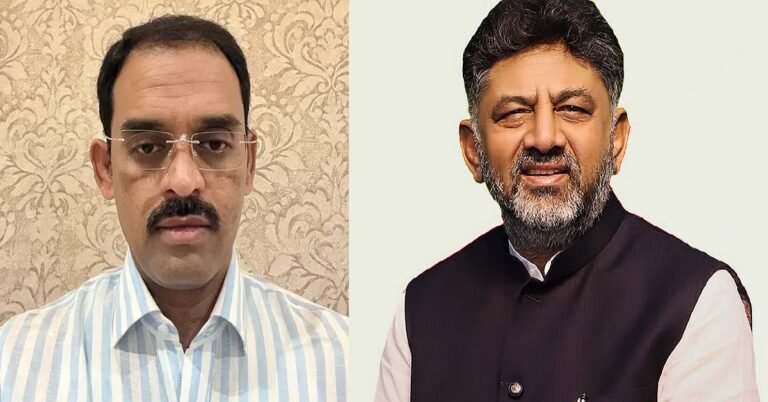 BREAKING NEWS : ಮುಖ್ಯಮಂತ್ರಿ ಡಿ.ಕೆ.ಶಿವಕುಮಾರ್ ಆಪ್ತ ಕಾರ್ಯದರ್ಶಿಯಾಗಿ ಡಾ. ರಾಜೇಂದ್ರ ಪ್ರಸಾದ್ ಎಂ.ಎನ್ ನೇಮಕ
