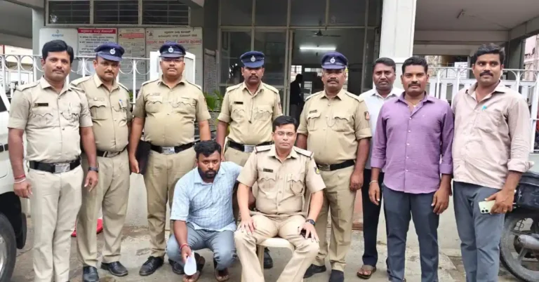 ಹಿರಿಯೂರು: ಜ್ಯುವೆಲರ್ಸ್ ಅಂಗಡಿಯಲ್ಲಿ ಕಳ್ಳತನ ಮಾಡುತ್ತಿದ್ದ ಆರೋಪಿ ಬಂಧನ; 5.76 ಲಕ್ಷ ರೂ.ಮೌಲ್ಯದ ಚಿನ್ನಾಭರಣ ವಶ