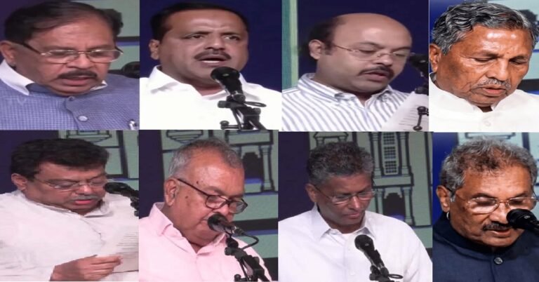 ಡಿ.ಕೆ.ಶಿವಕುಮಾರ್ ಸಂಪುಟದಲ್ಲಿ 13 ಶಾಸಕರು ಸಚಿವರಾಗಿ ಪ್ರಮಾಣವಚನ ಸ್ವೀಕಾರ