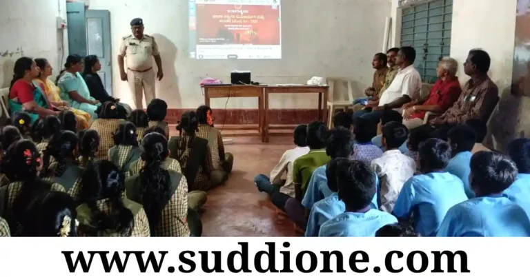 ಮಾದಕ ವ್ಯಸನದಿಂದ ದೂರವಿದ್ದು ಆರೋಗ್ಯವಂತ ಸಮಾಜ ನಿರ್ಮಿಸಿ : ತುರುವನೂರು ಪೊಲೀಸ್ ಠಾಣೆ ಎಎಸ್‍ಐ ರಮೇಶ್