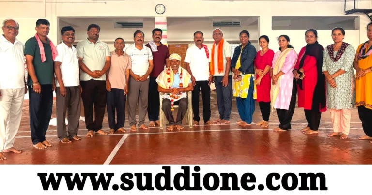 ಪಿಯು ಕಾಲೇಜು ಉಪನ್ಯಾಸಕರ ಸಂಘದ ಪ್ರಧಾನ ಕಾರ್ಯದರ್ಶಿಯಾಗಿ ಕೆಂಚವೀರಪ್ಪ ಆಯ್ಕೆ: ಪತಂಜಲಿ ಯೋಗ ಪರಿವಾರದಿಂದ ಸನ್ಮಾನ