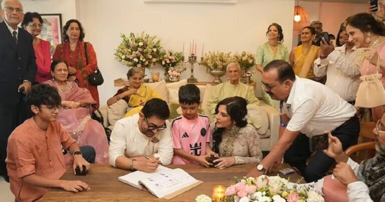 ದಾಂಪತ್ಯ ಜೀವನಕ್ಕೆ ಕಾಲಿಟ್ಟ ಬಾಲಿವುಡ್ ನಟ ಅಮೀರ್ ಖಾನ್ – ಗೌರಿ ಸ್ಪ್ರಾಟ್