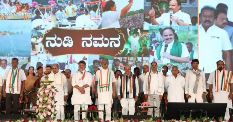 ’ಸುಧಾಕರ್ ನೆನಪು ಮೋಕ್ಷಕ್ಕೆ ಮೂಲ’: ಹಿರಿಯೂರಿನಲ್ಲಿ ಆತ್ಮೀಯ ಗೆಳೆಯನಿಗೆ ಡಿಕೆಶಿ ಭಾವಪೂರ್ಣ ನುಡಿ ನಮನ