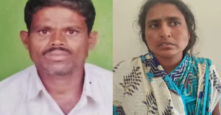 ದಾವಣಗೆರೆ : ಕಲ್ಲಿನಿಂದ ಜಜ್ಜಿ ಪತಿಯನ್ನು ಹತ್ಯೆಗೈದ ಪತ್ನಿ : ಶವ ಸಾಗಿಸಿದ ಮಗ!