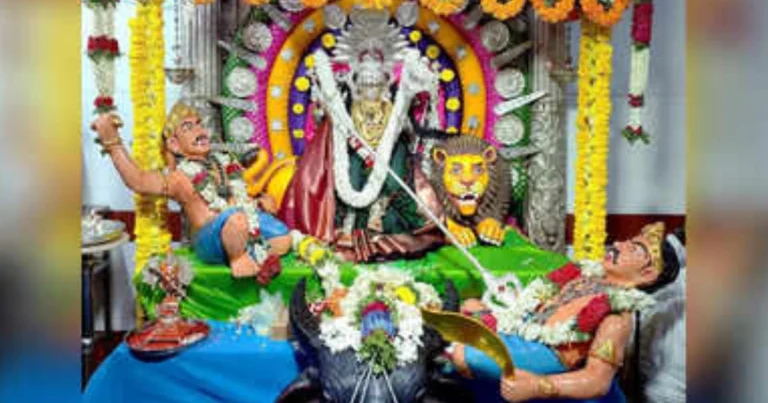 ದಾವಣಗೆರೆ ದುರ್ಗಾಂಬಿಕಾ ದೇವಸ್ಥಾನದಲ್ಲಿ ಚಿನ್ನಾಭರಣ ಕಳ್ಳತನ!