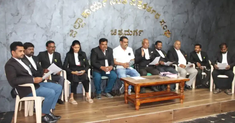 ಹಿರಿಯೂರು ಉಪಚುನಾವಣೆ: ಸಿ.ಶಿವುಯಾದವ್ಗೆ ಕಾಂಗ್ರೆಸ್ ಟಿಕೆಟ್ಗೆ ಜಿಲ್ಲಾ ಯುವ ವಕೀಲರ ವೇದಿಕೆ ಒತ್ತಾಯ