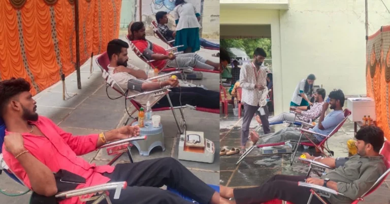 ಸಾವಿನಲ್ಲೂ ಸಾರ್ಥಕತೆ: ಪುತ್ರನ ಪುಣ್ಯಸ್ಮರಣೆಯಲ್ಲಿ ರಕ್ತದಾನ ಶಿಬಿರ ಆಯೋಜಿಸಿ ಮಾದರಿಯಾದ ಕುಟುಂಬ