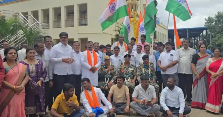 ದಾವಣಗೆರೆಯಲ್ಲಿ ಕ್ವಿಟ್ ಇಂಡಿಯಾ ಚಳುವಳಿಯ 84ನೇ ವರ್ಷಾಚರಣೆ