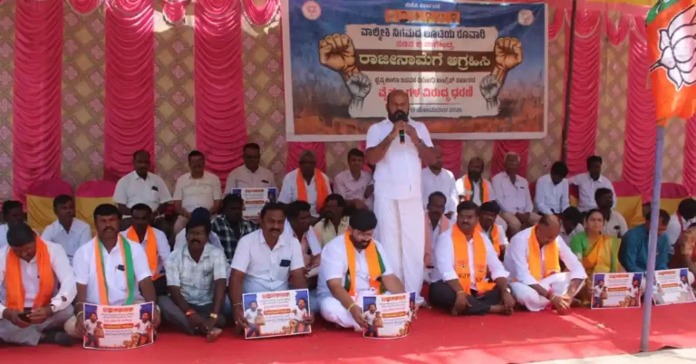 ಐದನೇ ದಿನಕ್ಕೆ ಬಿಜೆಪಿ ಪ್ರತಿಭಟನೆ : ರಾಜ್ಯ ಸರ್ಕಾರ ಒಬ್ಬ ಸಚಿವರನ್ನು ರಕ್ಷಿಸಲು ಪ್ರಯತ್ನಿಸುತ್ತಿದೆ : ಪಾಪೇಶ್ ನಾಯಕ್