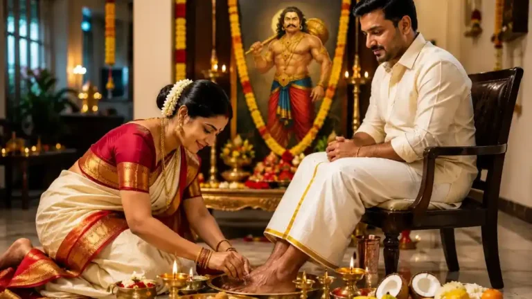 ಭೀಮನ ಅಮಾವಾಸ್ಯೆ ವಿಶೇಷ: ವಿವಾಹಿತ ಮಹಿಳೆಯರು ಪಾದ ಪೂಜೆ ಮಾಡುವುದೇಕೆ? ಇಲ್ಲಿದೆ ಕಾರಣ