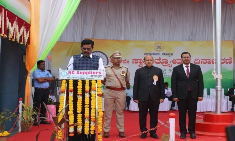 80ನೇ ಸ್ವಾತಂತ್ರ್ಯೋತ್ಸವ ದಿನಾಚರಣೆ : ಗ್ಯಾರಂಟಿ ಯೋಜನೆಗಳು ದೇಶಕ್ಕೆ ಮಾದರಿ: ಸಚಿವ ಶಿವರಾಜ ತಂಗಡಗಿ