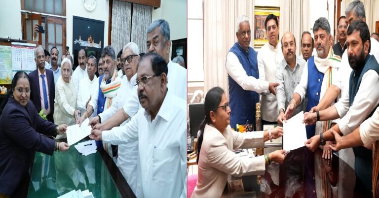 BREAKING NEWS : ಕರ್ನಾಟಕ ವಿಧಾನ ಪರಿಷತ್‌ ಸಭಾಪತಿ, ವಿಧಾನಸಭೆ ಸಭಾಧ್ಯಕ್ಷ ಸ್ಥಾನಕ್ಕೆ ಸಲೀಂ ಅಹ್ಮದ್, ಜಿ. ಎಸ್. ಪಾಟೀಲ್ ನಾಮಪತ್ರ ಸಲ್ಲಿಕೆ