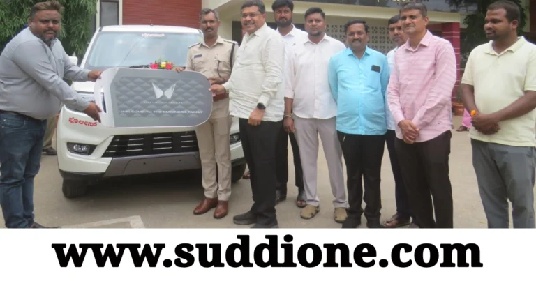 ಪೋಲಿಸ್ ಇಲಾಖೆಗೆ 14 ಲಕ್ಷ ರೂ. ಮೌಲ್ಯದ ಹೊಸ ಜೀಪ್ ಹಸ್ತಾಂತರಿಸಿದ  ಎಂಎಲ್‌ಸಿ ಕೆ.ಎಸ್. ನವೀನ್