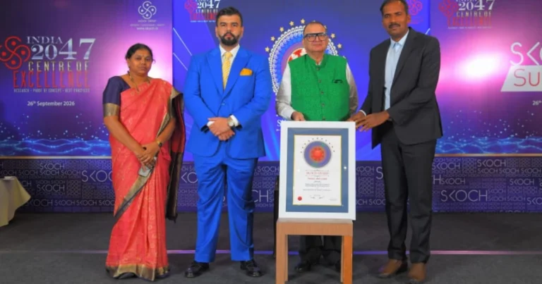 ಚಿತ್ರದುರ್ಗ | ಟಿ. ಯೋಗೇಶ್ ಗೆ ಸ್ಕೋಚ್ ಪ್ರಶಸ್ತಿ ಪ್ರದಾನ