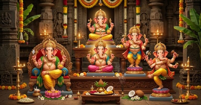 ಗಣೇಶನ ವಿಗ್ರಹದ ಭಂಗಿಗಳ ಹಿಂದಿರುವ ಆಧ್ಯಾತ್ಮಿಕ ರಹಸ್ಯವೇನು? ಪ್ರತಿಯೊಂದು ರೂಪಕ್ಕೂ ಇದೆ ವಿಶೇಷ ಅರ್ಥ!