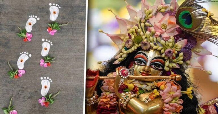 ಜನ್ಮಾಷ್ಟಮಿಯಂದು ಮನೆಯಲ್ಲಿ ಕೃಷ್ಣನ ಪಾದಮುದ್ರೆ ಏಕೆ ಹಾಕುತ್ತಾರೆ? ಇದರ ಹಿಂದಿದೆ ವಿಶೇಷ ನಂಬಿಕೆ!