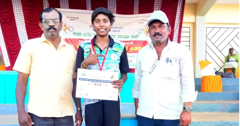 ಚಿತ್ರದುರ್ಗ: ತಾಲ್ಲೂಕು ಮಟ್ಟದ ಕ್ರೀಡಾಕೂಟ: ವಾಸವಿ ಶಾಲೆಯ ವಿದ್ಯಾರ್ಥಿನಿ ಬಿಂಧು ಜಿಲ್ಲಾ ಮಟ್ಟಕ್ಕೆ ಆಯ್ಕೆ