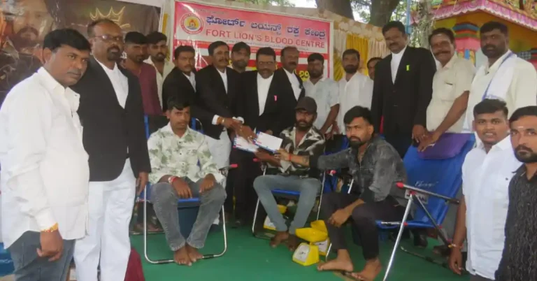 ನಟ ಸುದೀಪ್ ಹುಟ್ಟುಹಬ್ಬಕ್ಕೆ ಅರ್ಥಪೂರ್ಣ ಕಾರ್ಯಕ್ರಮ: ಚಿತ್ರದುರ್ಗದಲ್ಲಿ ರಕ್ತದಾನ ಶಿಬಿರ