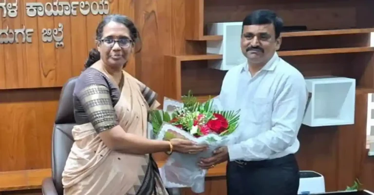ಚಿತ್ರದುರ್ಗ ಜಿಲ್ಲಾಧಿಕಾರಿಯಾಗಿ ಎಸ್.ರಮ್ಯ ಅಧಿಕಾರ ಸ್ವೀಕಾರ