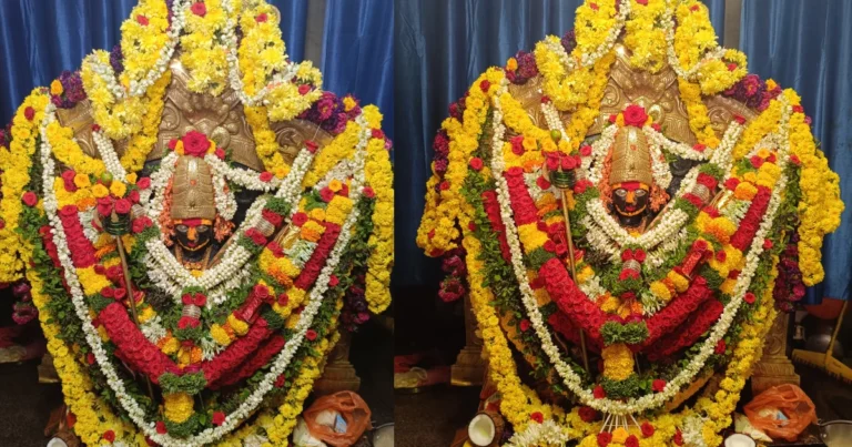 ಶ್ರಾವಣ ಮಾಸ: ಚಿತ್ರದುರ್ಗದ ತುಳಜಾ ಭವಾನಿ ದೇವಸ್ಥಾನದಲ್ಲಿ ವಿಶೇಷ ಪೂಜೆ, ಭಕ್ತರಿಗೆ ಅನ್ನದಾಸೋಹ