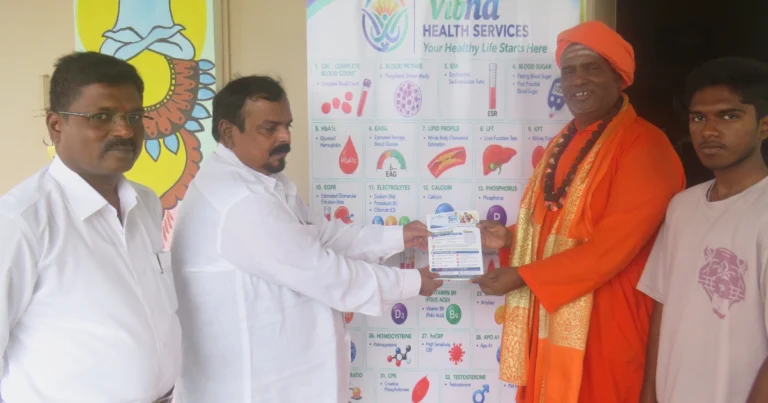 ಚಿತ್ರದುರ್ಗ: ಛಲವಾದಿ ಗುರುಪೀಠದಲ್ಲಿ ಉಚಿತ ಆರೋಗ್ಯ ತಪಾಸಣಾ ಶಿಬಿರ