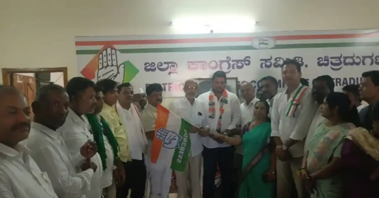 ಚಿತ್ರದುರ್ಗದಲ್ಲಿ ಕಾಂಗ್ರೆಸ್‌ಗೆ ಮತ್ತಷ್ಟು ಬಲ: ‘ಕೈ’ ಹಿಡಿದ ದಿವಂಗತ ಅಶ್ವತ್ಥರೆಡ್ಡಿ ಮೊಮ್ಮಗ ಸಂದೀಪ್ ಗುಂಡಾರ್ಪಿ
