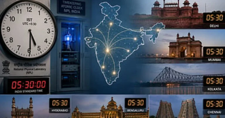 ಮಾರ್ಚ್ 2027ರಿಂದ ದೇಶಾದ್ಯಂತ ‘ಒಂದೇ ಅಧಿಕೃತ ಸಮಯ’:ಭಾರತದ ಸಮಯ ವ್ಯವಸ್ಥೆಯಲ್ಲಿ ಮಹತ್ವದ ಬದಲಾವಣೆ!