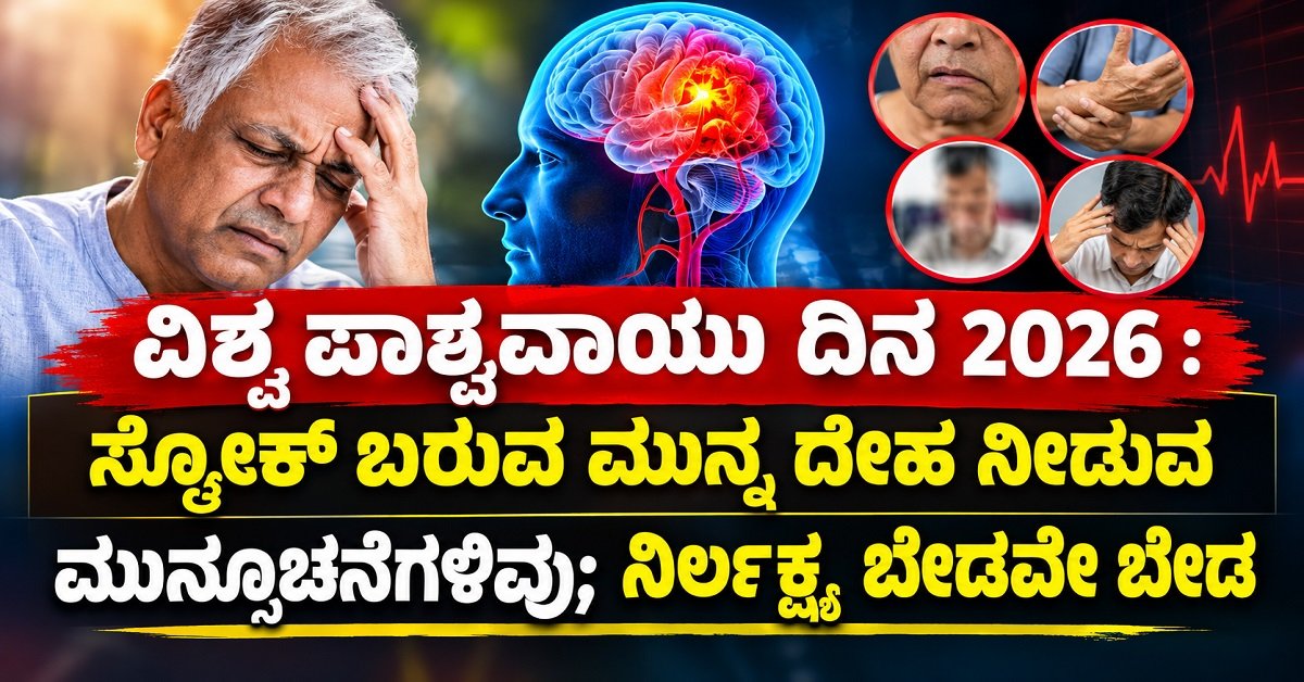 World Stroke Day 2026: These are the warning signs the body gives before a stroke; do not ignore them at all.