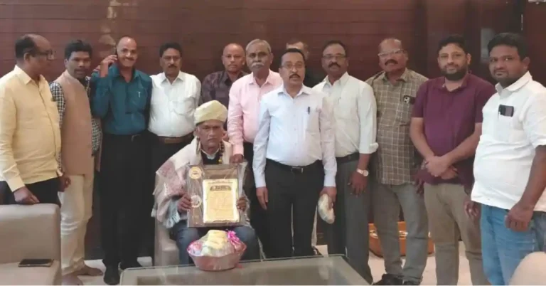 ನಿವೃತ್ತ ಪ್ರಾಂಶುಪಾಲ, ಸಂಪನ್ಮೂಲ ವ್ಯಕ್ತಿ ವಿ. ಮಲ್ಲೇಶಪ್ಪ ಅವರಿಗೆ ಸನ್ಮಾನ