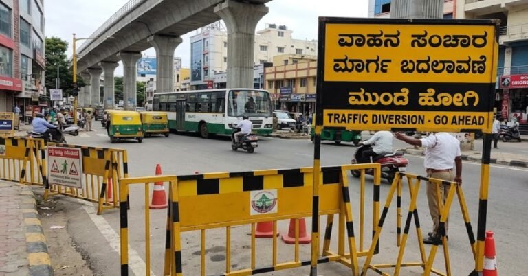 ದಾವಣಗೆರೆ : ವಿಜಯದಶಮಿ ಶೋಭಾಯಾತ್ರೆ ಹಿನ್ನೆಲೆ ವಾಹನ ಸಂಚಾರ ಮಾರ್ಗ ಬದಲಾವಣೆ